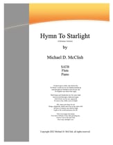 Hymn To Starlight - Christmas version SATB choral sheet music cover